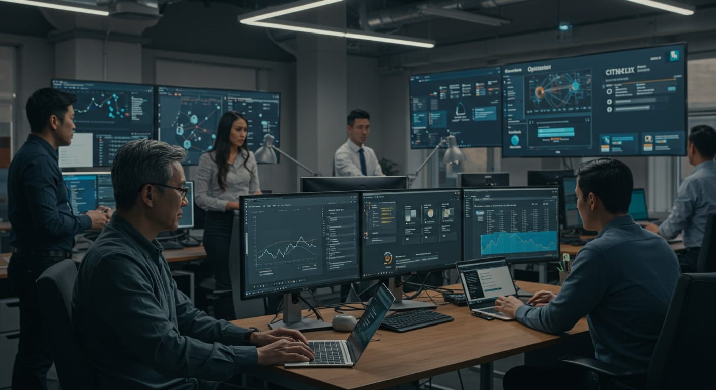 IT professionals managing Citrix dashboards for secure sessions and performance, part of Cisco AnyConnect vs Citrix security features.