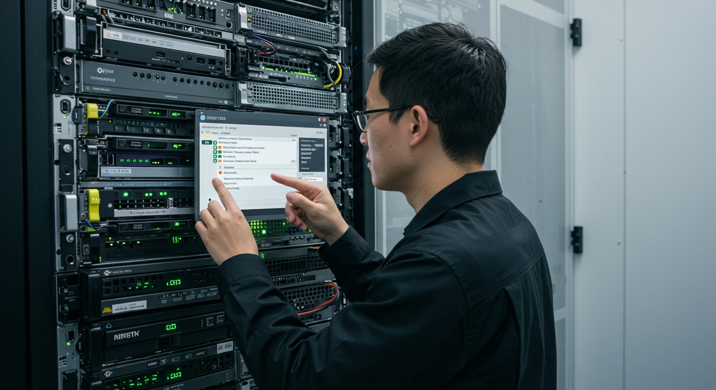 IT administrator managing virtualization servers and explaining what is Citrix VDA, the Virtual Delivery Agent for delivering apps and desktops.