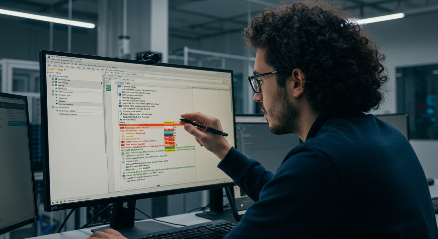 IT professional analyzing event logs to troubleshoot Why Does Citrix Keep Disconnecting issues.